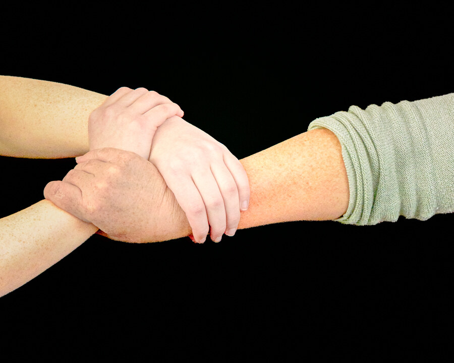 t`HREE hands